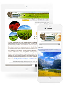 Bighorn Mountain Estates - Website Design by Red Cherry